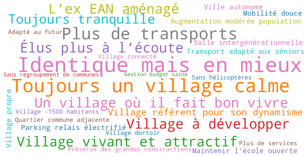 Nuage de mots – avenir